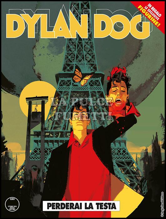 DYLAN DOG ORIGINALE #   385: PERDERAI LA TESTA + FIGURINE 9 ( DI 22 )